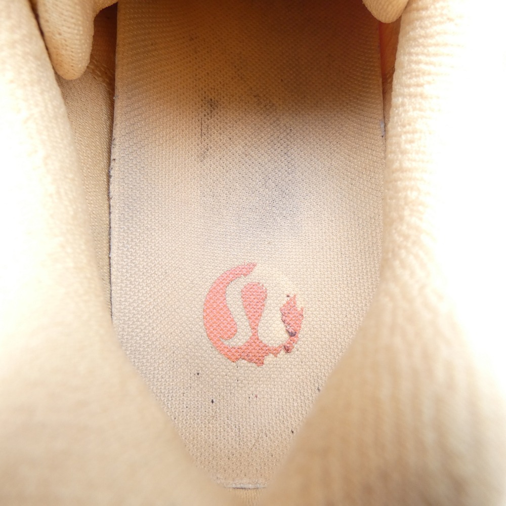 Lululemon Beyondfeel Running Shoes Haye Light Ivory Peach LW9FGCS Womens 8.5 - Picture 8 of 9